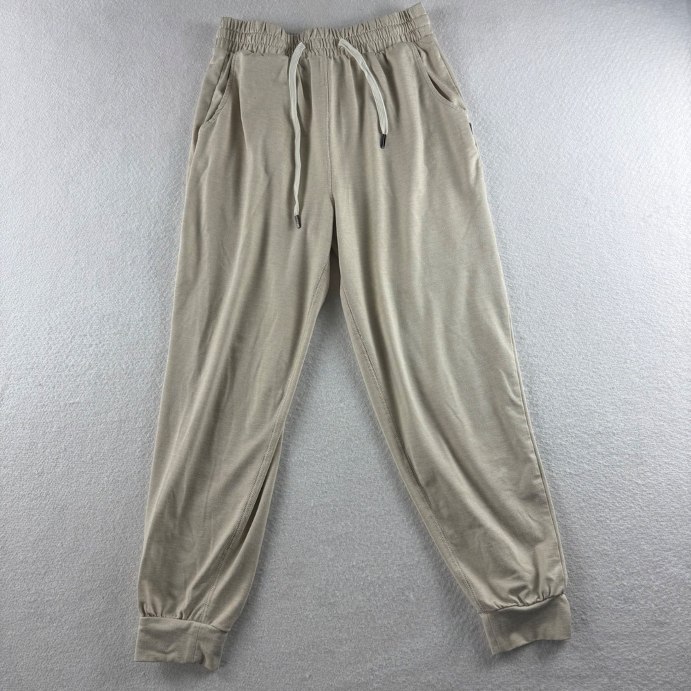 Feat Clothing Blanket Tapered Joggers Oatmeal Beige Heather Small Drawstring